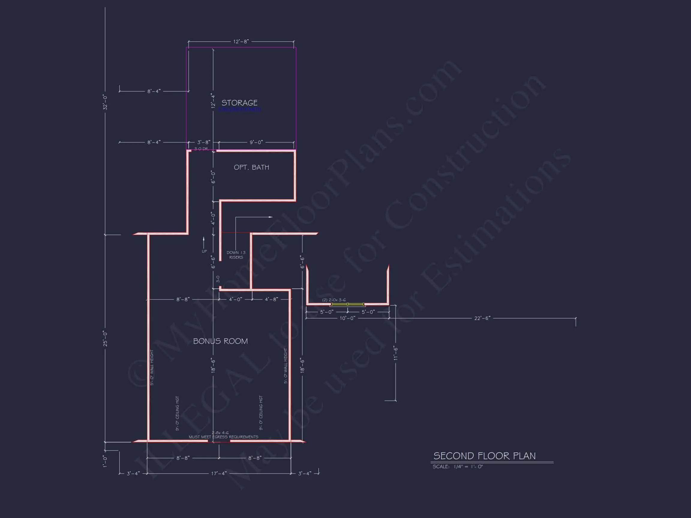 14-1431 HOUSE PLAN - Craftsman House Plan with Bonus Room and 3 Bedrooms 7 Craftsman Home Plan with Bonus Room and 3 Bedrooms