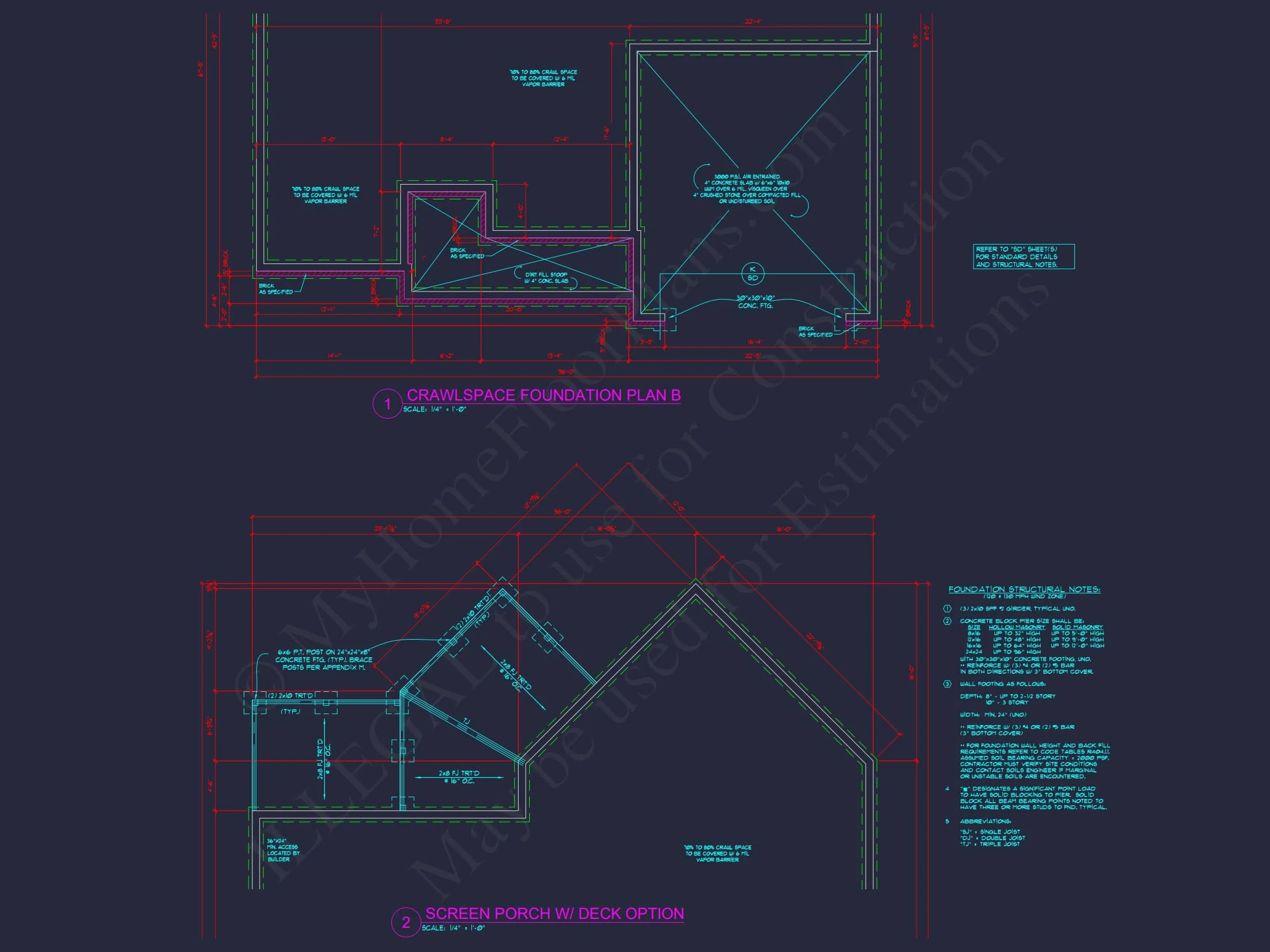 13-1174 HOUSE PLAN - Craftsman House Floor Plan – Stunning CAD Designs & Blueprints 18 Craftsman 1.5-Story House Plan with Vaulted Ceilings & Porches