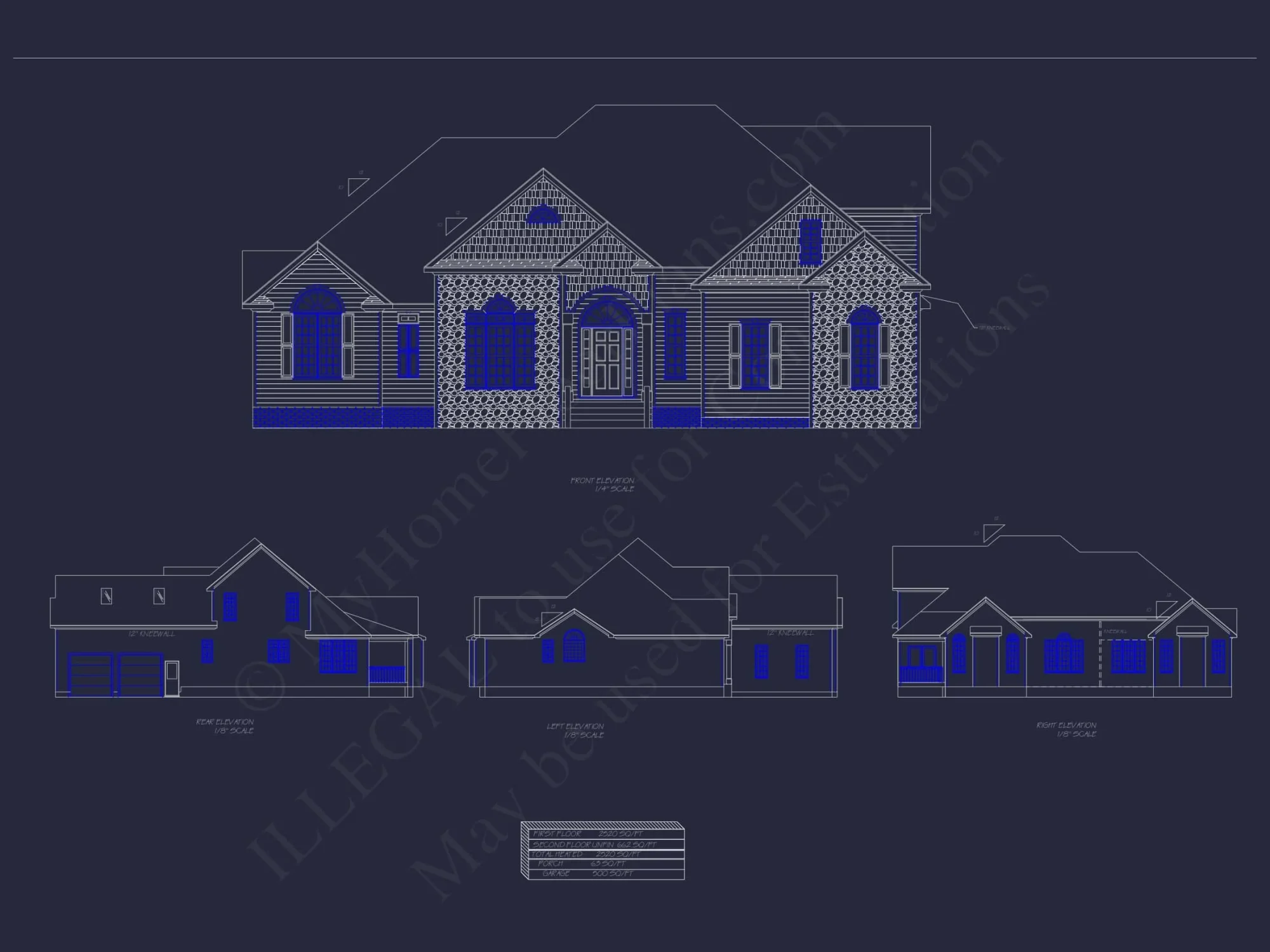 Traditional Craftsman Home Plan – 2,520 Sq. Ft. with Vaulted Ceilings & Open Layout