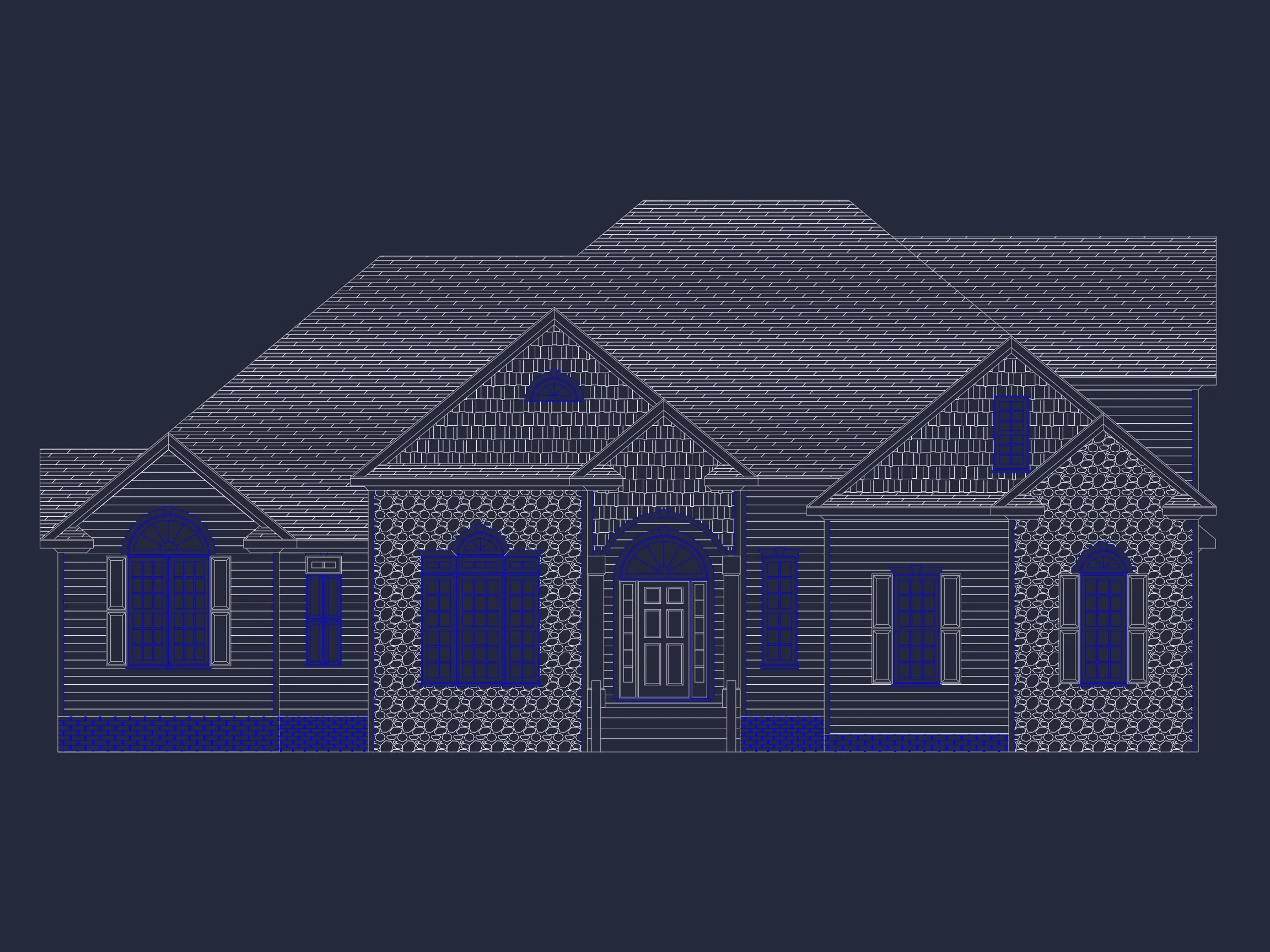9-WRIGHT HOUSE PLAN - Traditional Craftsman House Plan - 2520 Sq. Ft., 2 Stories, 3 Bedrooms 2 Traditional Craftsman Home Plan – 2,520 Sq. Ft. with Vaulted Ceilings & Open Layout