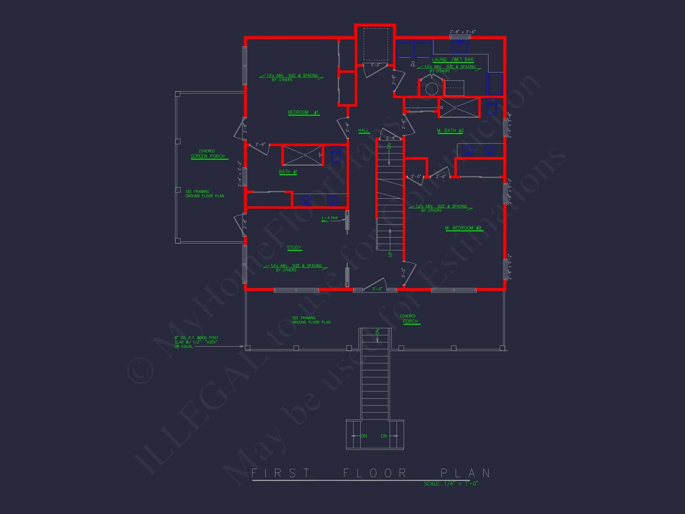 13-1844 HOUSE PLAN - Stunning 3-Story House Plan with Elevator, CAD Designs & Features 4 Stunning 3-Story House Plan with Elevator, Screened Porch & Coastal Charm