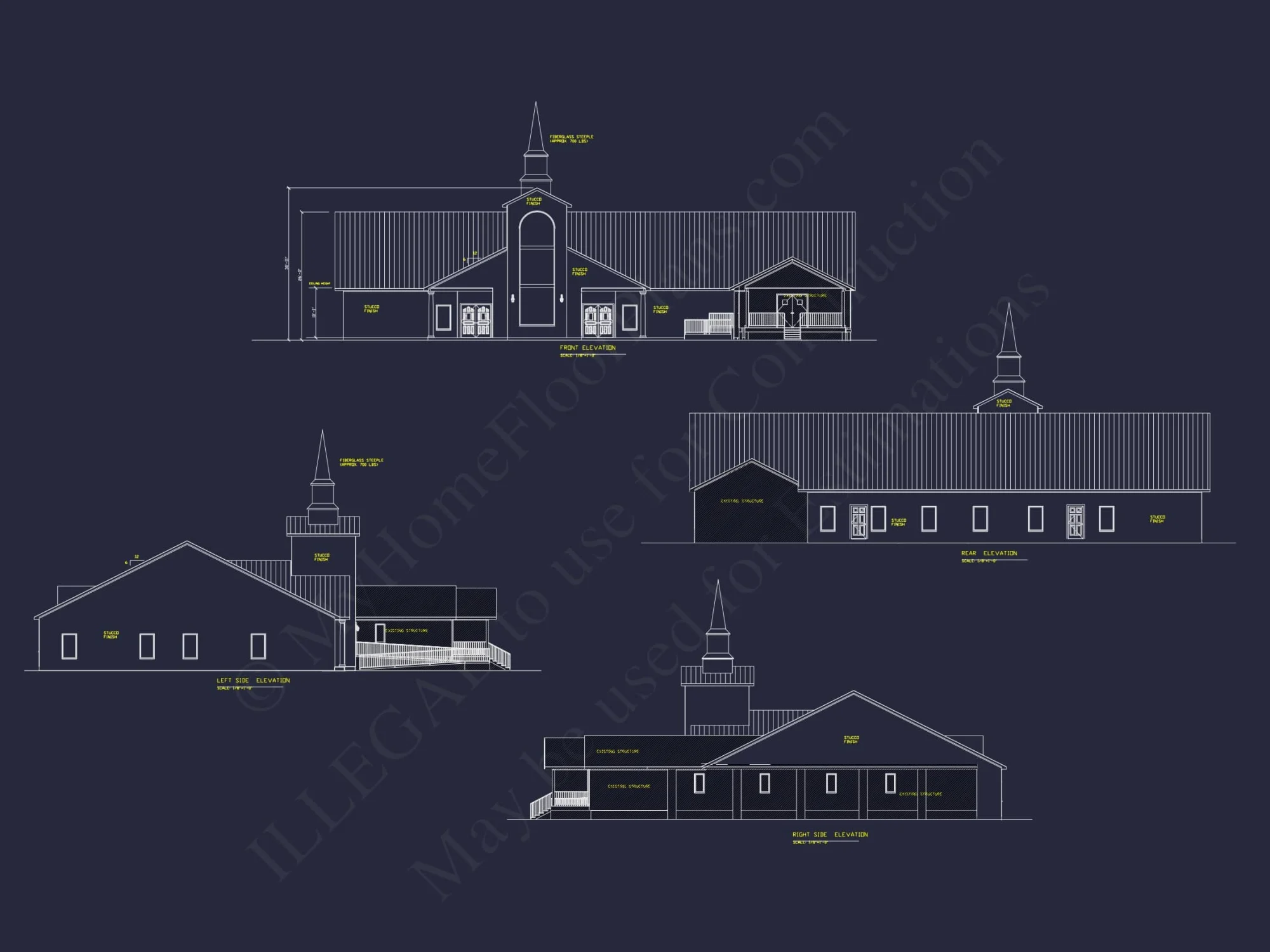 Beautiful Church Floor Plan with Traditional Architecture & Functional Layout