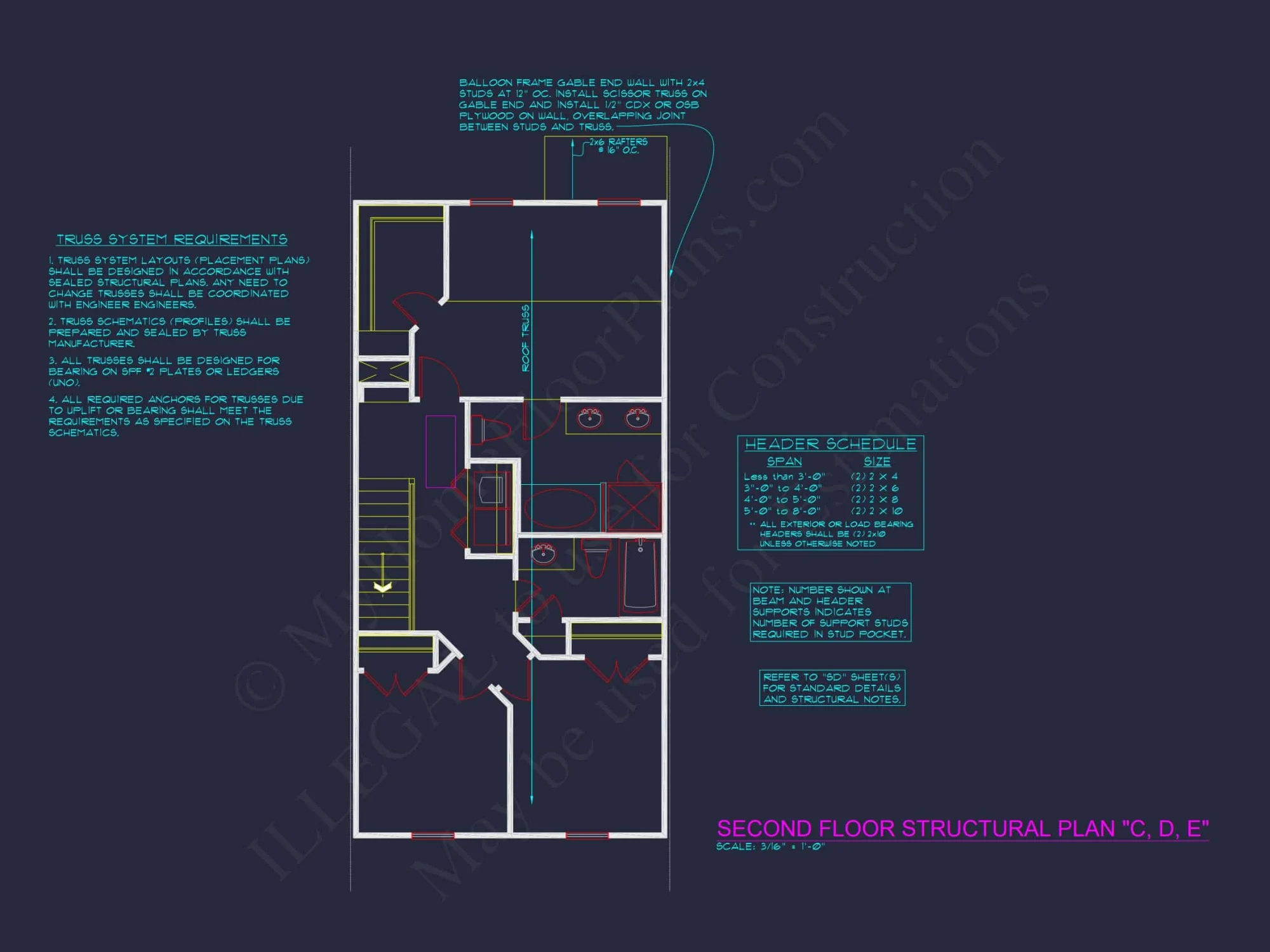 Elegant 5-Unit Townhome Plan with Open Layout and Vaulted Ceilings