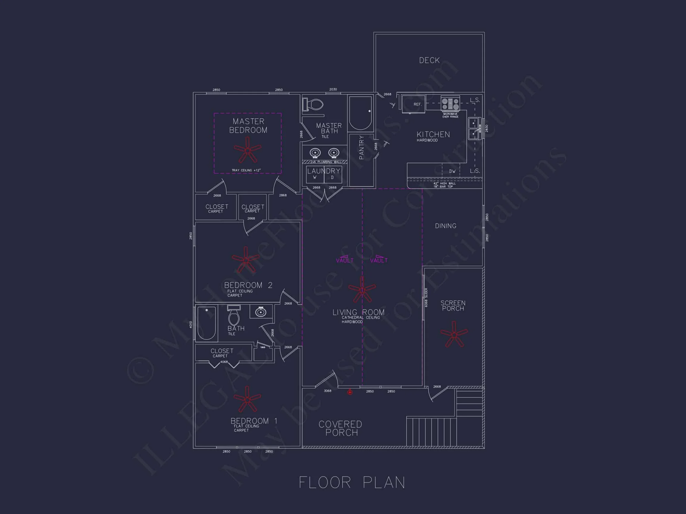 9-1693 HOUSE PLAN - Charming Coastal House Plan with Open Floor Layout | CAD & Blueprints 29 Charming Coastal Home Plan with Open Floor Layout