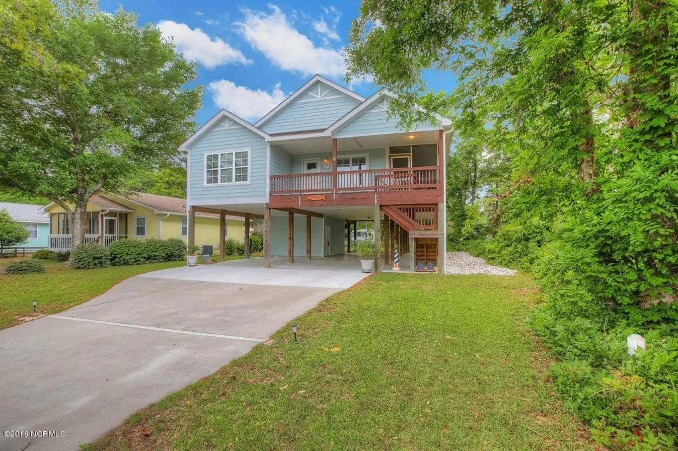 9-1693 HOUSE PLAN - Charming Coastal House Plan with Open Floor Layout | CAD & Blueprints 2 Charming Coastal Home Plan with Open Floor Layout