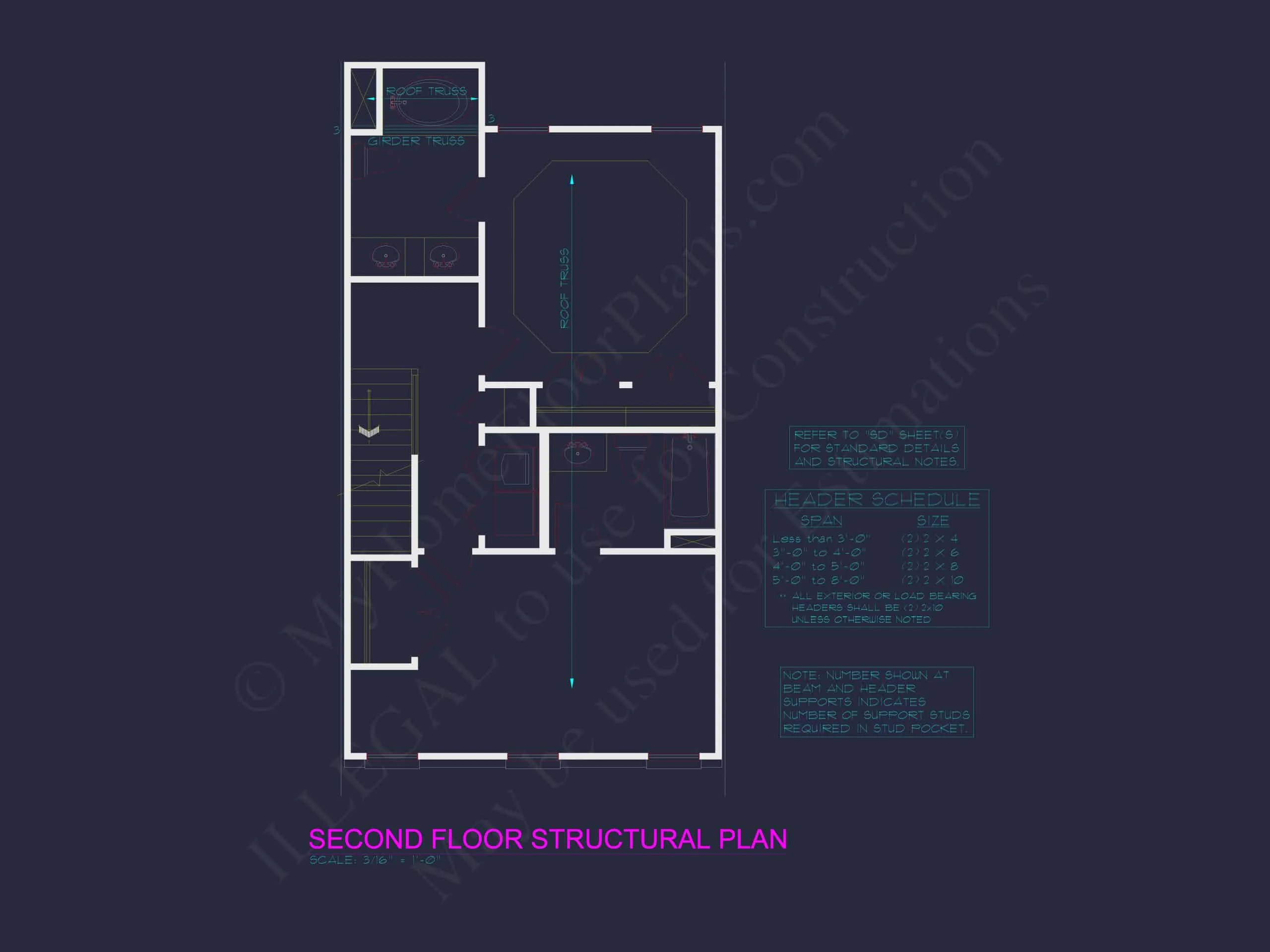 8-1690 OAKWOOD TOWNHOUSE PLAN - Modern Townhouse CAD Floor Plan with Detailed Architecture 8 Modern Townhome Floor Plan with Open Layout and CAD Files