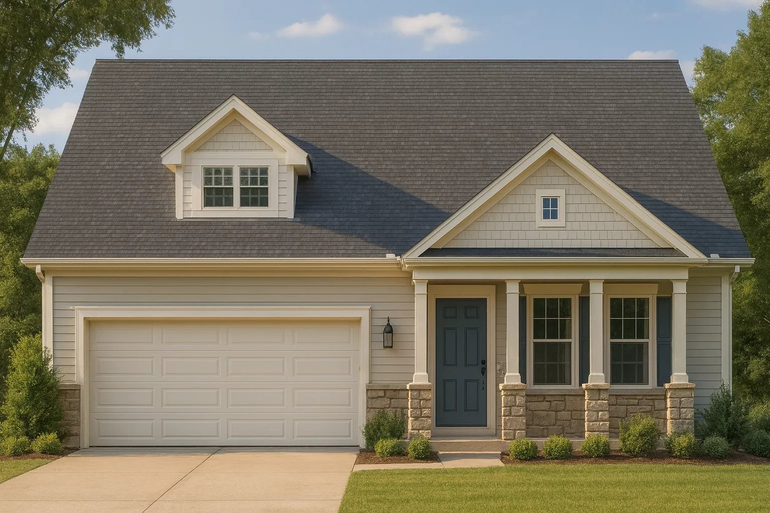 Elegant 2-Story House Plan with 6 Elevations and Open Layout