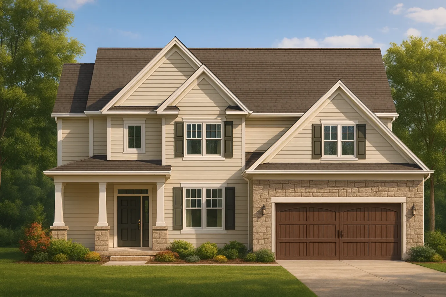 IMPORTANT Make the house as realistic as possible, landscape orientation, and display entire house. Do not cut off right or left side of house!