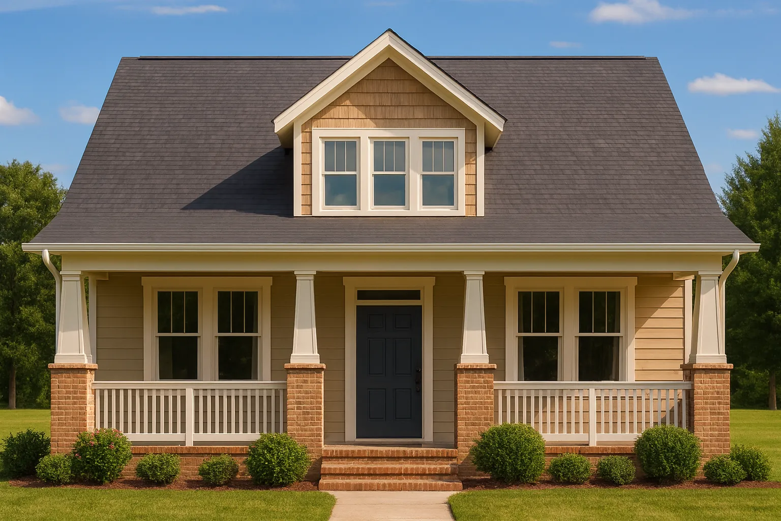 Charming 1-Story Craftsman House Plan with Open Layout