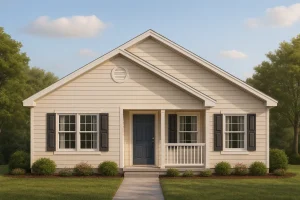 IMPORTANT Make the house as realistic as possible, landscape orientation, and display entire house. Do not cut off right or left side of house!