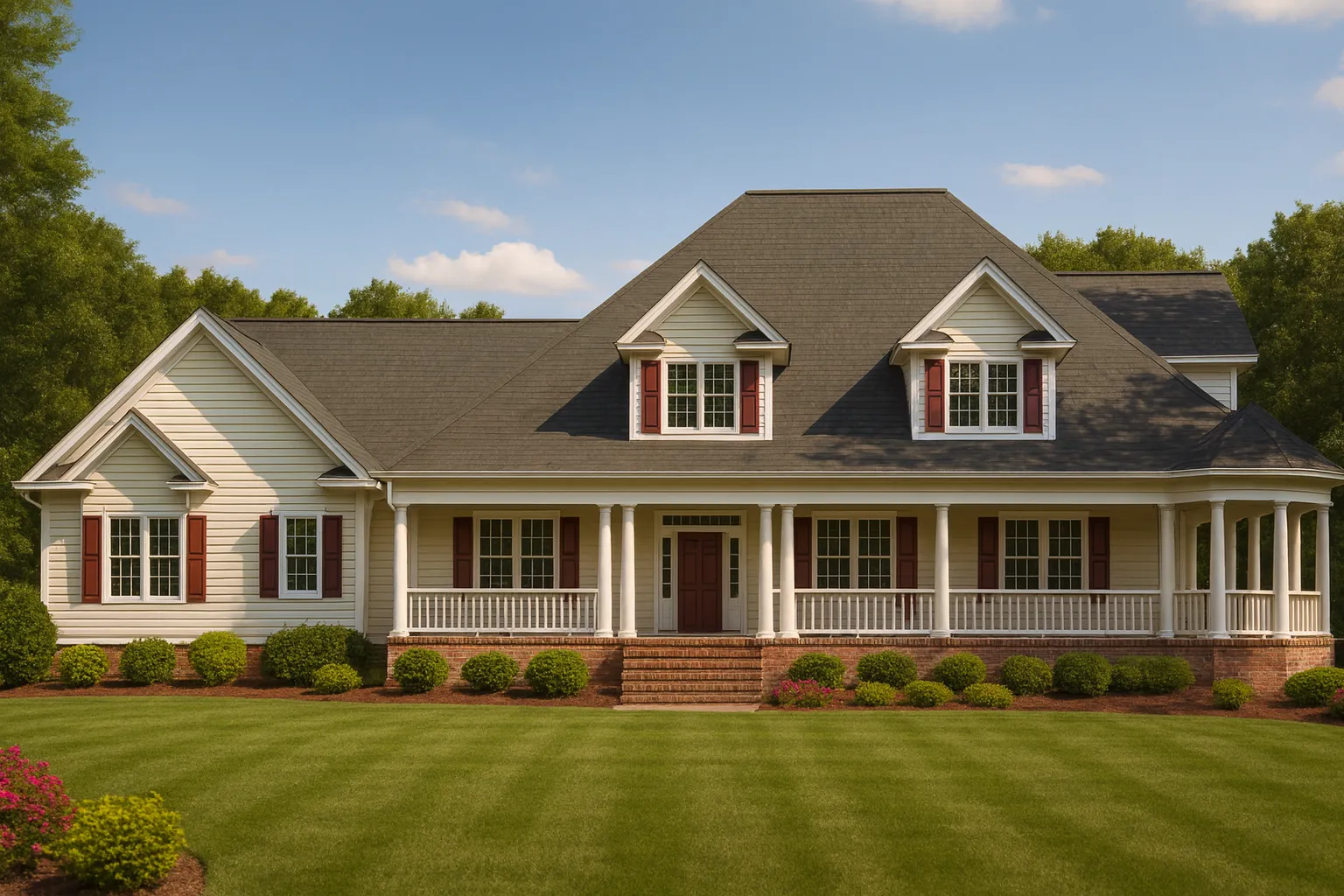 Luxury 2-Story House Plan with 3,309 Sq. Ft. and Modern Architecture