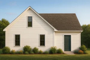 Charming 1-Bedroom Small Home Plan with Open Floor Layout & CAD Designs
