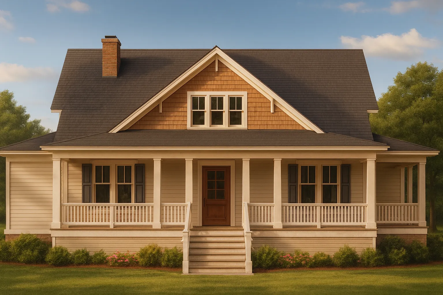 IMPORTANT Make the house as realistic as possible, landscape orientation, and display entire house. Do not off right or left side of house!