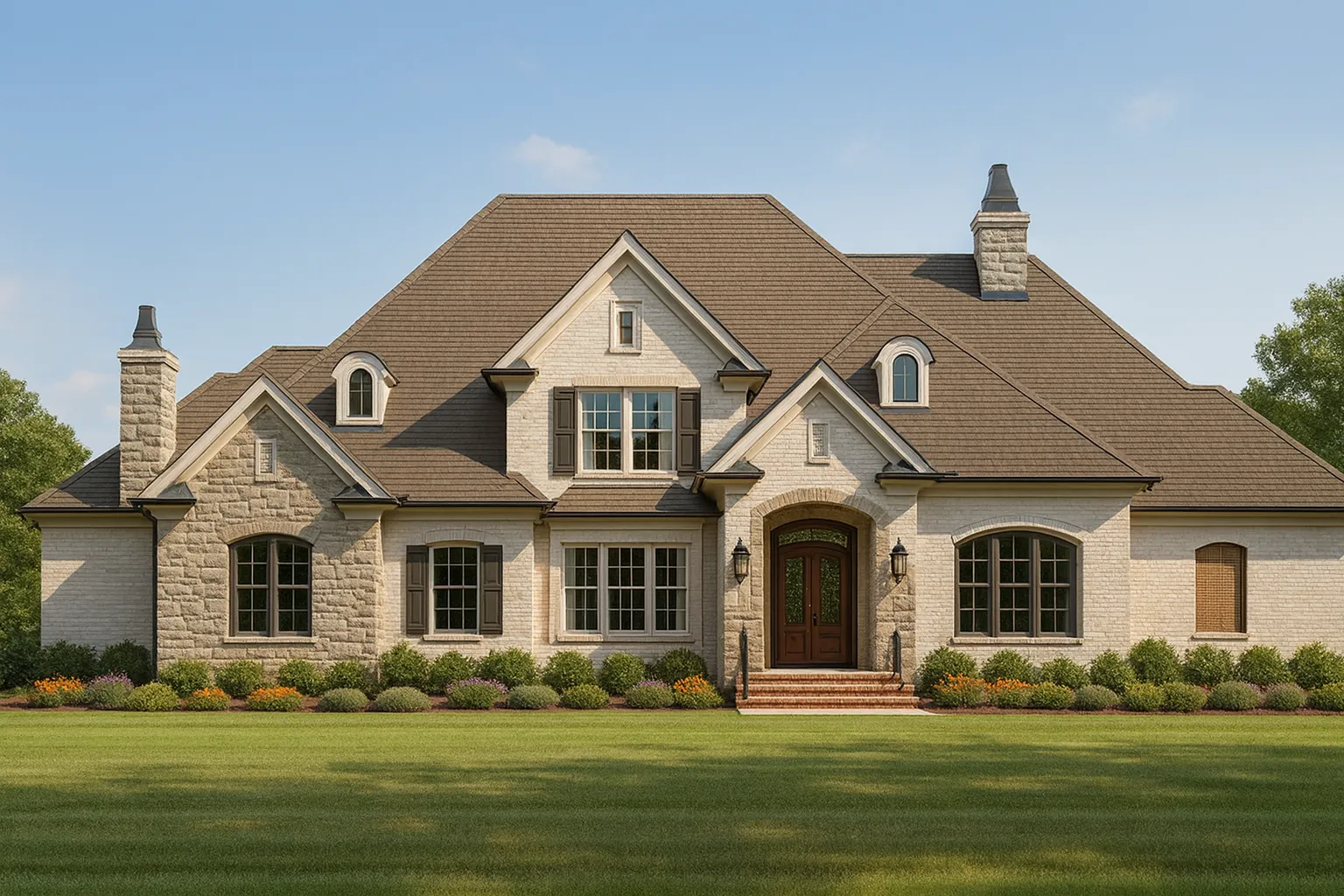 IMPORTANT Make the house as realistic as possible, landscape orientation, and display entire house. Do not cut off right or left side of house!