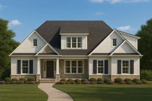 Beautiful Home Plan with Detailed Blueprint & CAD Designs