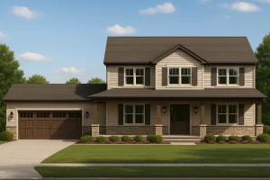 IMPORTANT Make the house as realistic as possible, landscape orientation, and display entire house. Do not cut off right or left side of house!