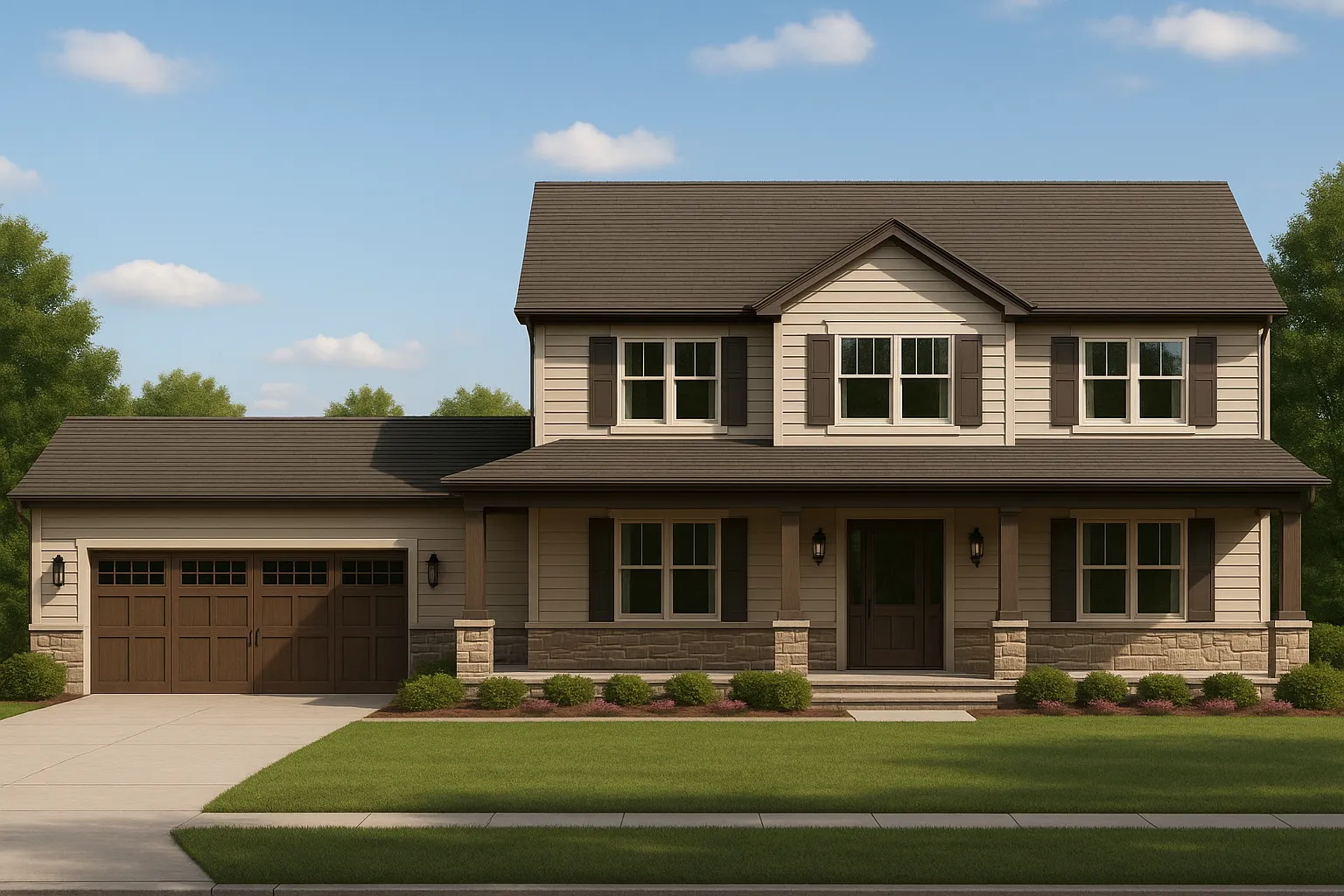 IMPORTANT Make the house as realistic as possible, landscape orientation, and display entire house. Do not cut off right or left side of house!