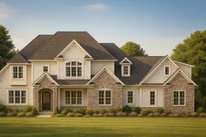 IMPORTANT Make the house as realistic as possible, landscape orientation, and display entire house. Do not cut off right or left side of house!