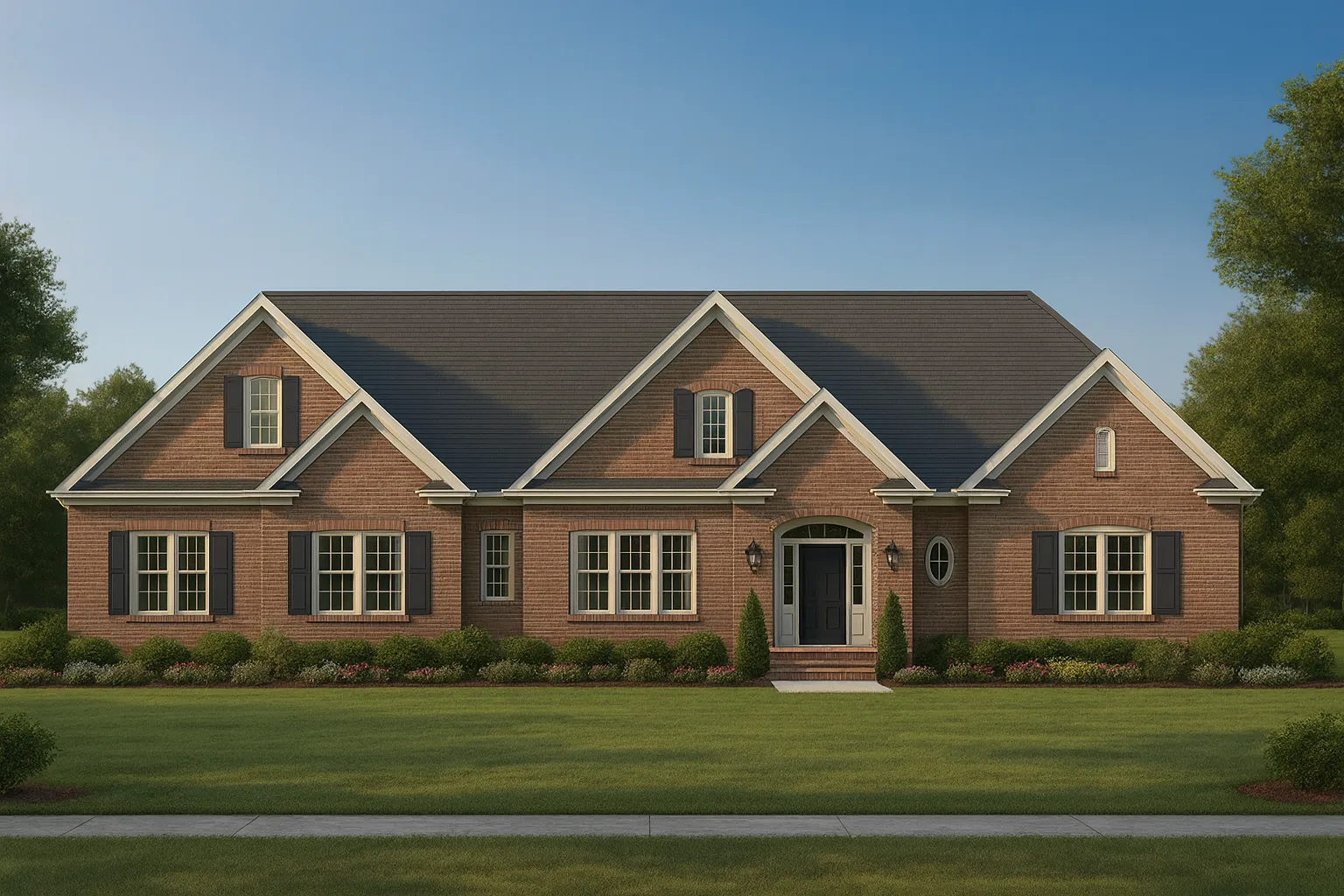 IMPORTANT Make the house as realistic as possible, landscape orientation, and display entire house. Do not cut off right or left side of house!