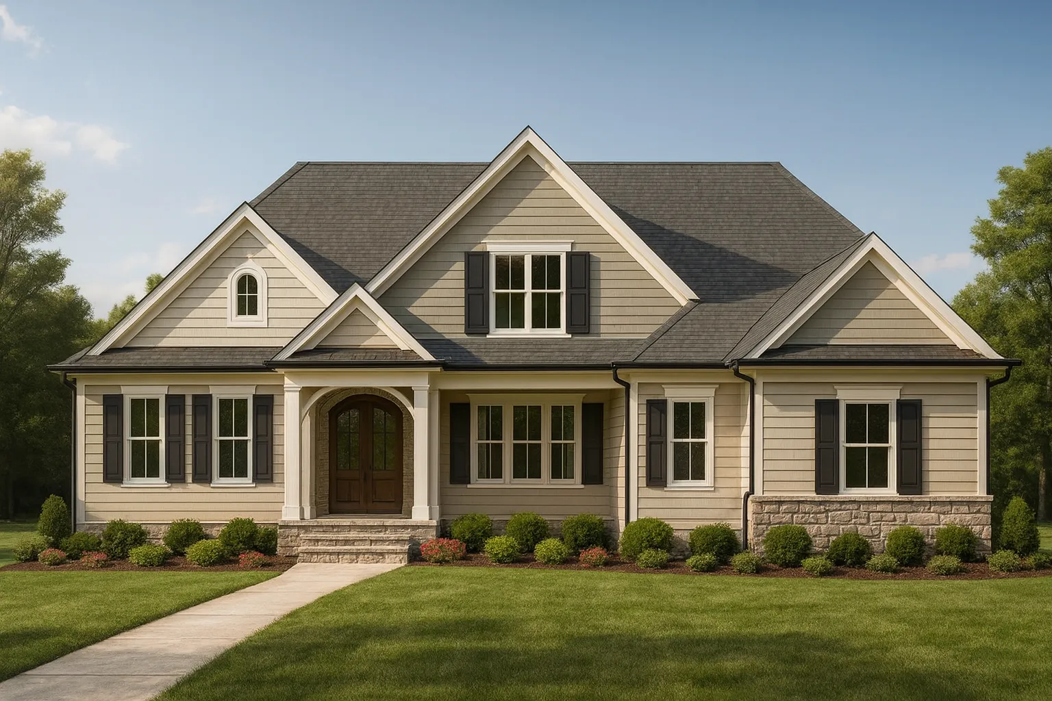 Perfect 2-Story House Plan Blueprint with Craftsman & Traditional Designs