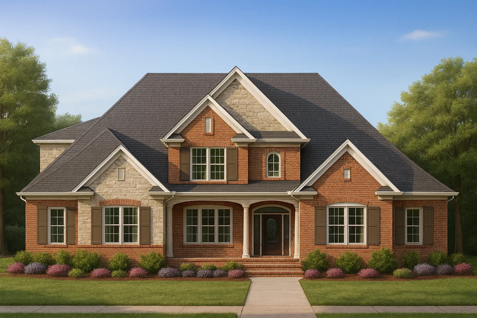IMPORTANT Make the house as realistic as possible, landscape orientation, and display entire house. Do not cut off right or left side of house!