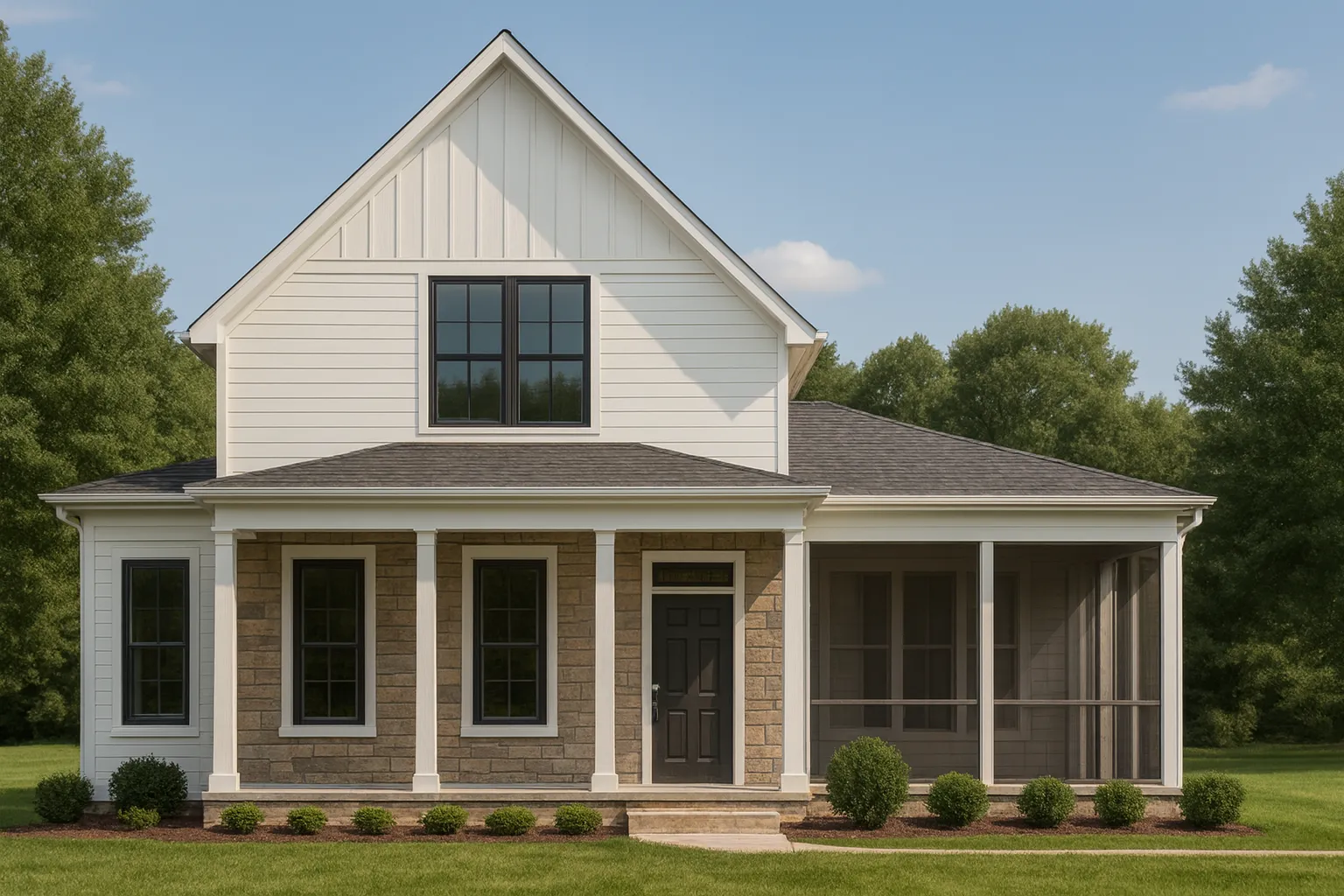 Traditional Craftsman Home Plan with Open Floor Layout & CAD Blueprints