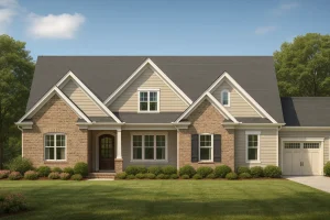 IMPORTANT Make the house as realistic as possible, landscape orientation, and display entire house. Do not cut off right or left side of house!