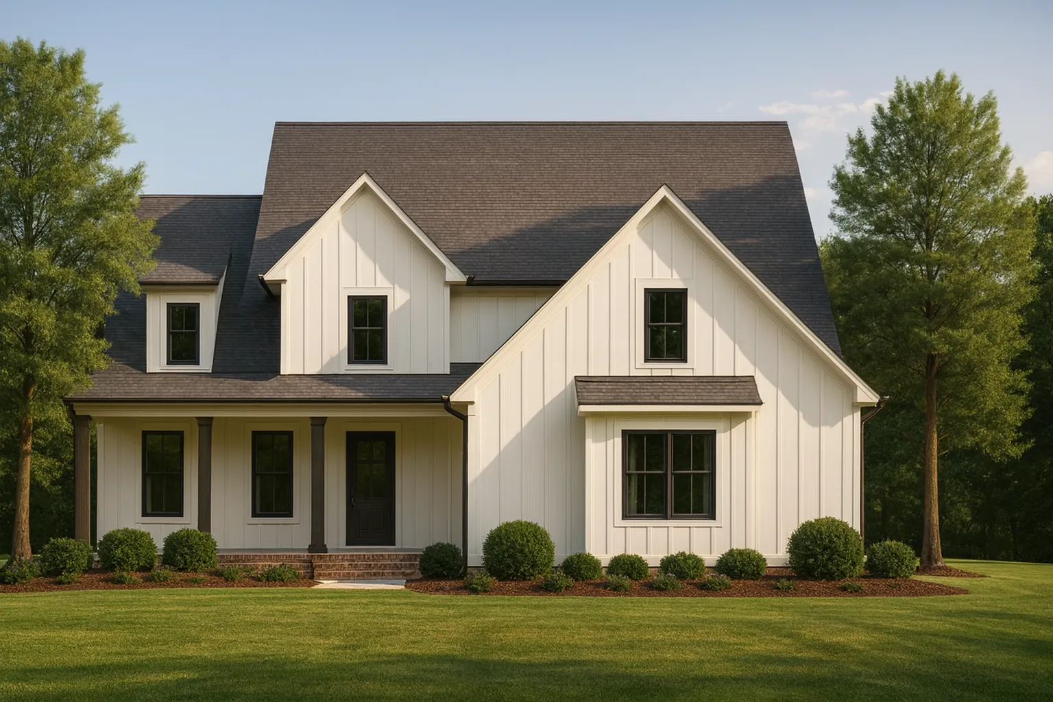 Modern 2-Story House Plan with 4 Bedrooms & CAD Floor Designs