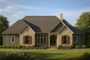 IMPORTANT Make the house as realistic as possible, landscape orientation, and display entire house. Do not cut off right or left side of house!