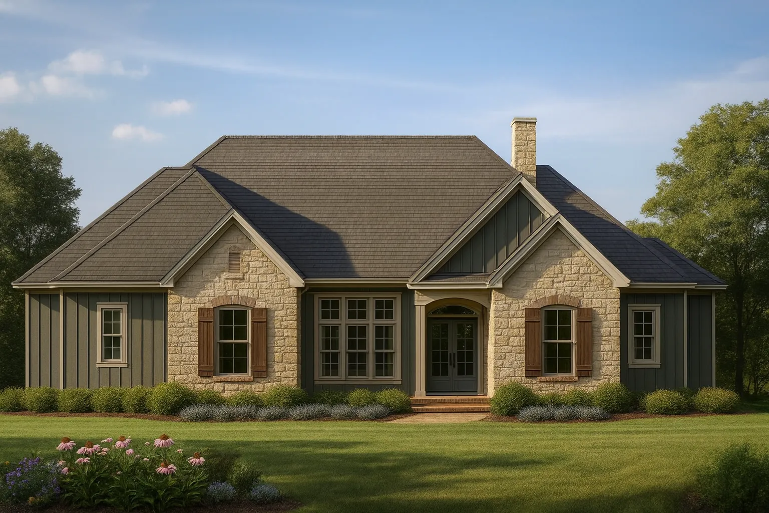IMPORTANT Make the house as realistic as possible, landscape orientation, and display entire house. Do not cut off right or left side of house!