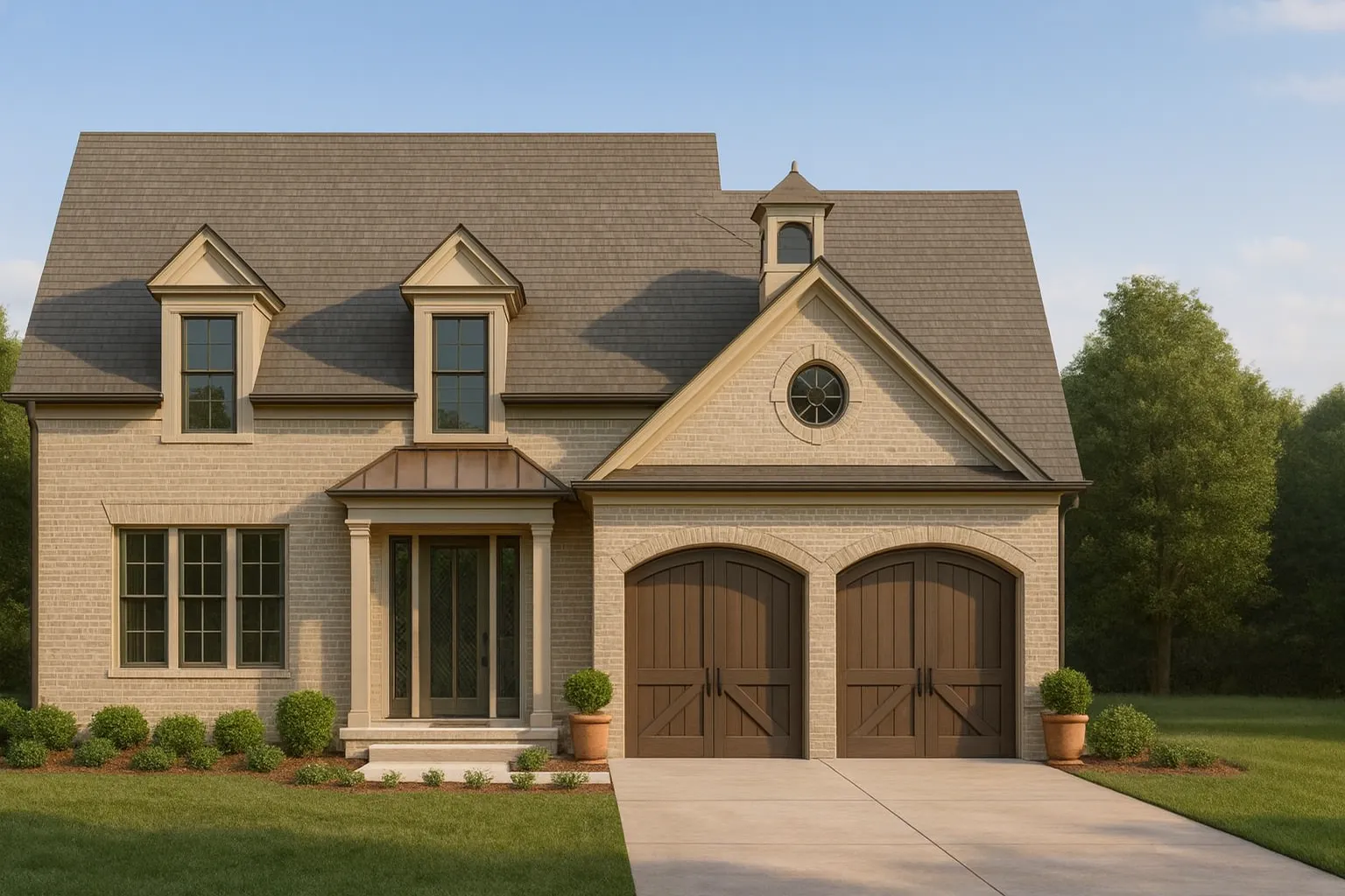 4-Bed, 3-Bath 2-Story Home Plan CAD Blueprint & Floor Plan