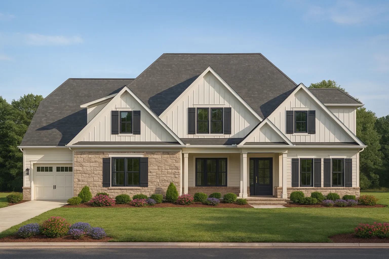 IMPORTANT Make the house as realistic as possible, landscape orientation, and display entire house. Do not cut off right or left side of house!