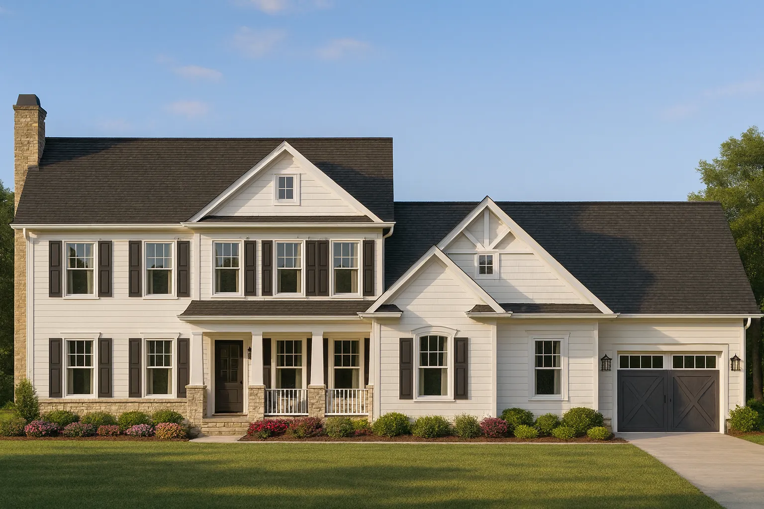 Beautiful Craftsman Floor Plan with Bonus Room and Workshop