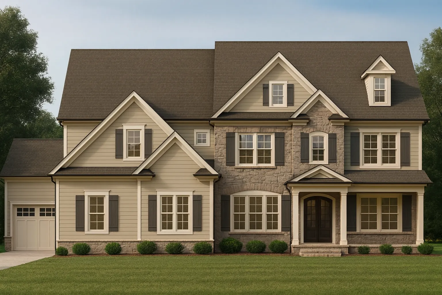 Charming 2.5 Story Home Design with Spacious Floor Plan and CAD Blueprint
