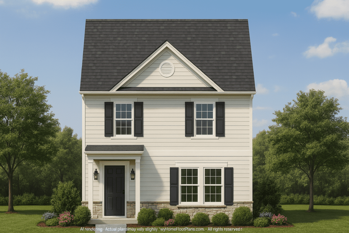 Stylish 4-Unit Townhome Plan with Craftsman-Inspired Architecture