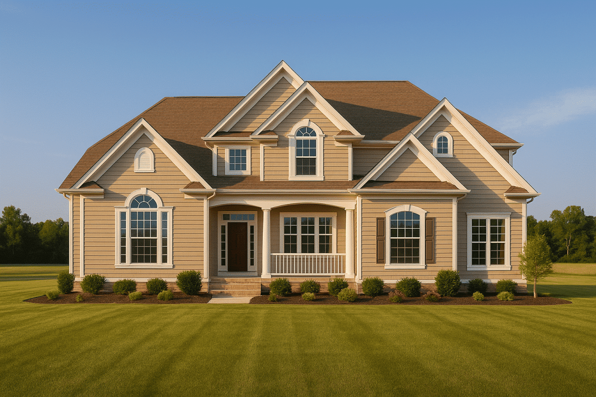 Classic 2-Story House Plan with 4 Bedrooms & CAD Blueprint Designs