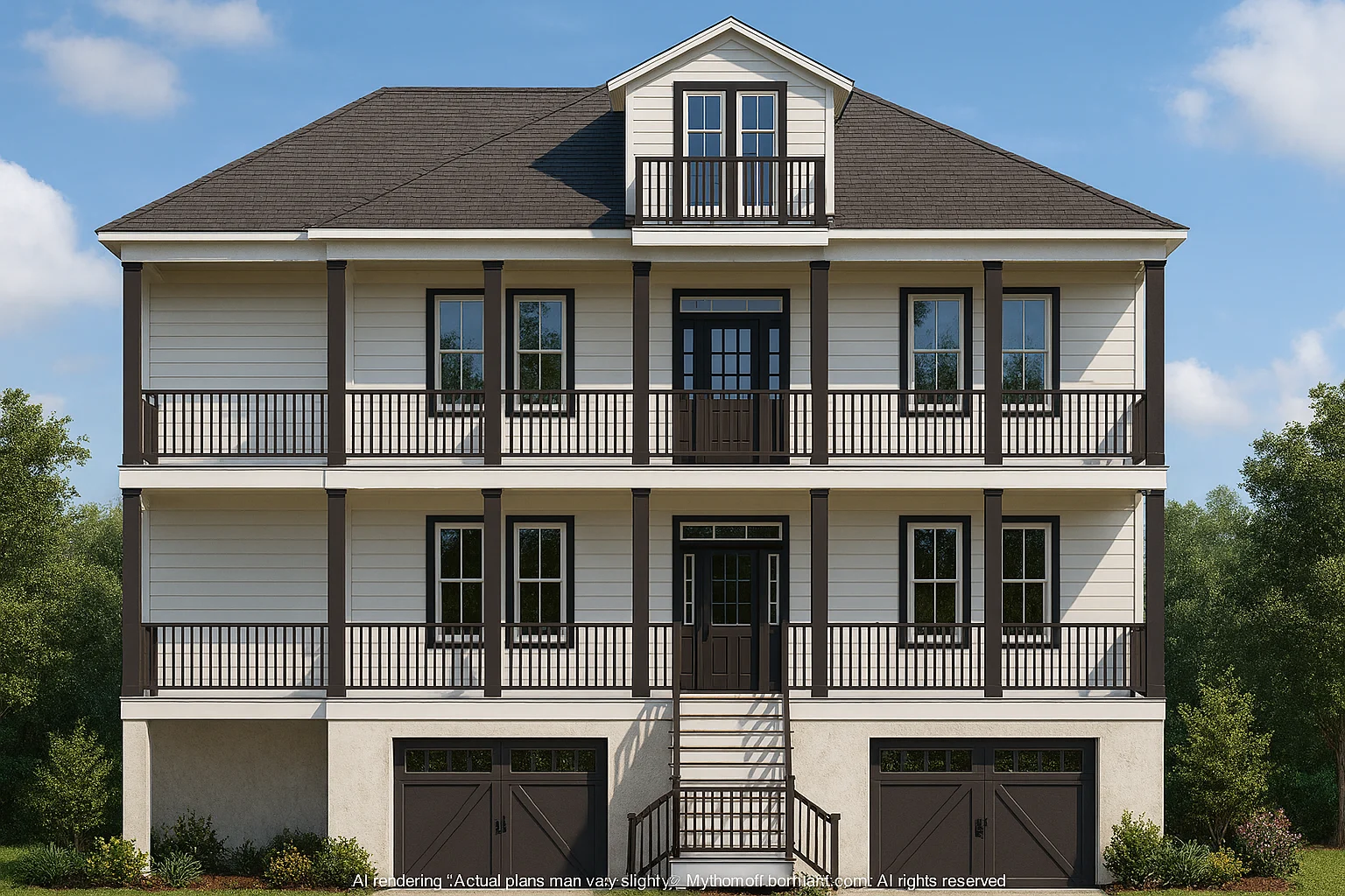 13-1844 HOUSE PLAN - Stunning 3-Story House Plan with Elevator, CAD Designs & Features 2 Stunning 3-Story House Plan with Elevator, Screened Porch & Coastal Charm