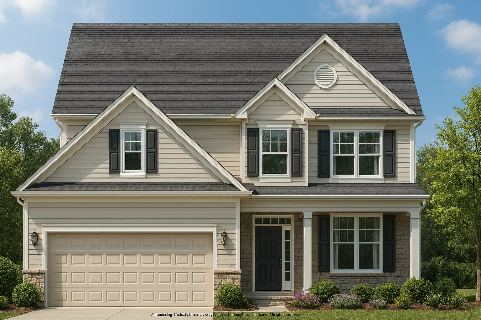 Beautiful 2-Story House Plan with 4 Bedrooms, 2.5 Baths, and CAD Designs