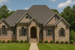 Functional 2-Story House Plan with Modern Blueprint Design