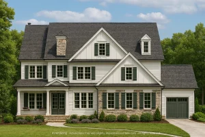 Expansive 2.5-Story House Plan with 5 Bedrooms and Full CAD Designs