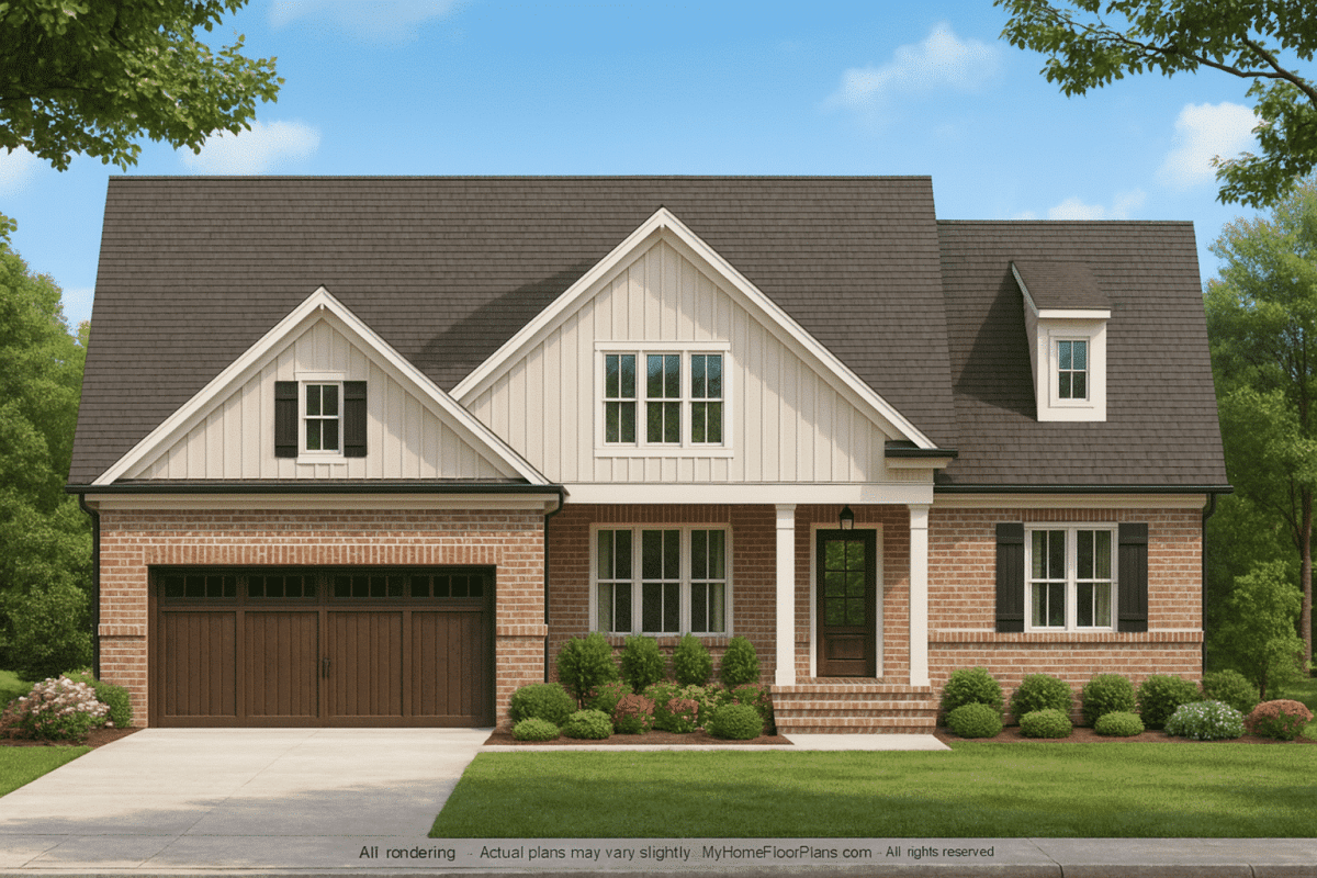 Elegant Craftsman Home Plan with Modern Floor Designs