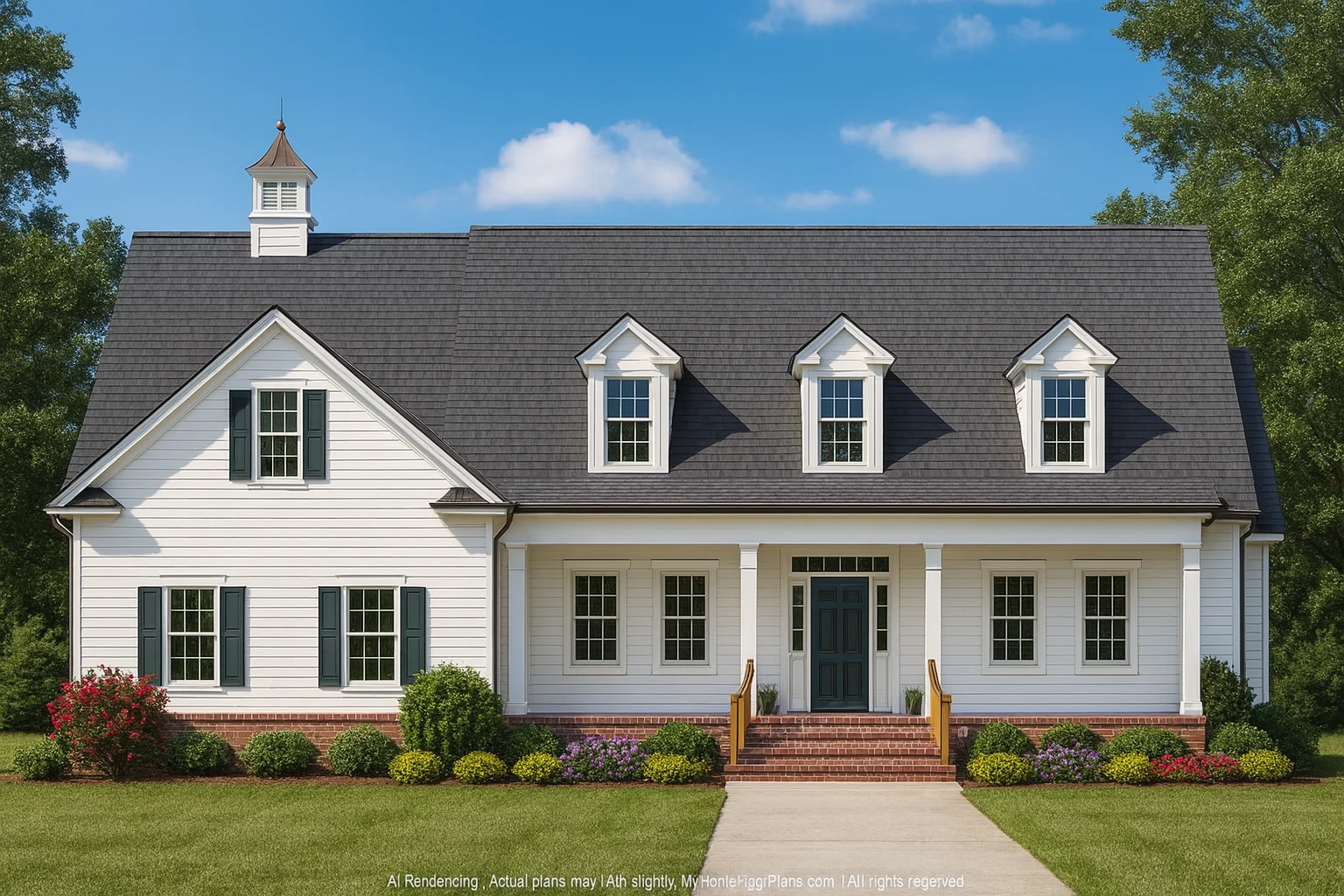 Custom 2-Story House Plan with Spacious Design & CAD Blueprints