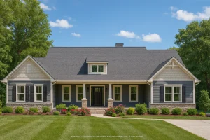 Luxury 2-Story House Plan with Wine Room & Outdoor Kitchen