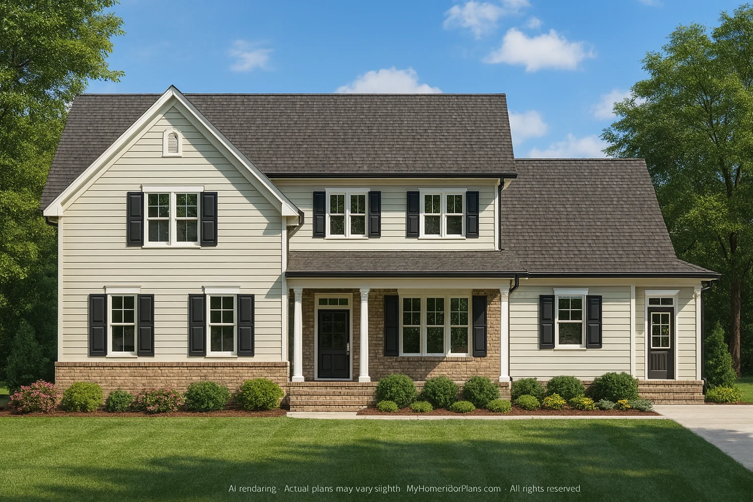 14-1861 HOUSE PLAN - Craftsman House Plan with Floor Plan, CAD, and Blueprints 2 Craftsman Home Plan with Floor Plan, CAD, and Blueprints