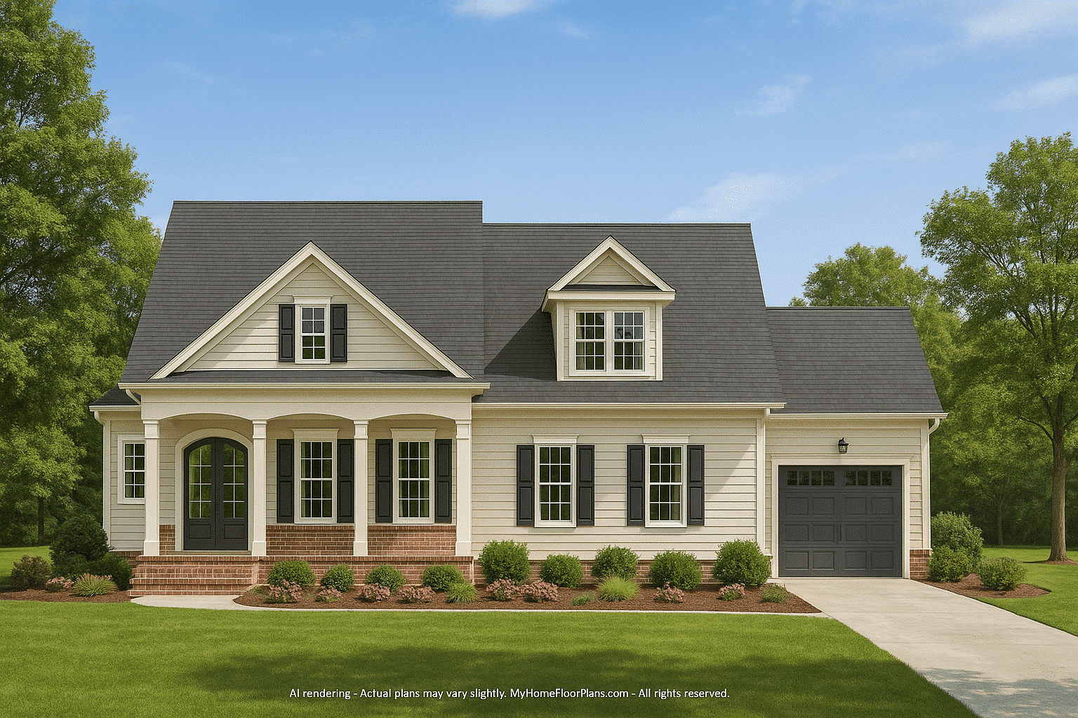 13-1237 HOUSE PLAN - Custom House Floor Plan with CAD Designs and Blueprint 2 Custom 2-Story Craftsman House Plan with Spacious Layout
