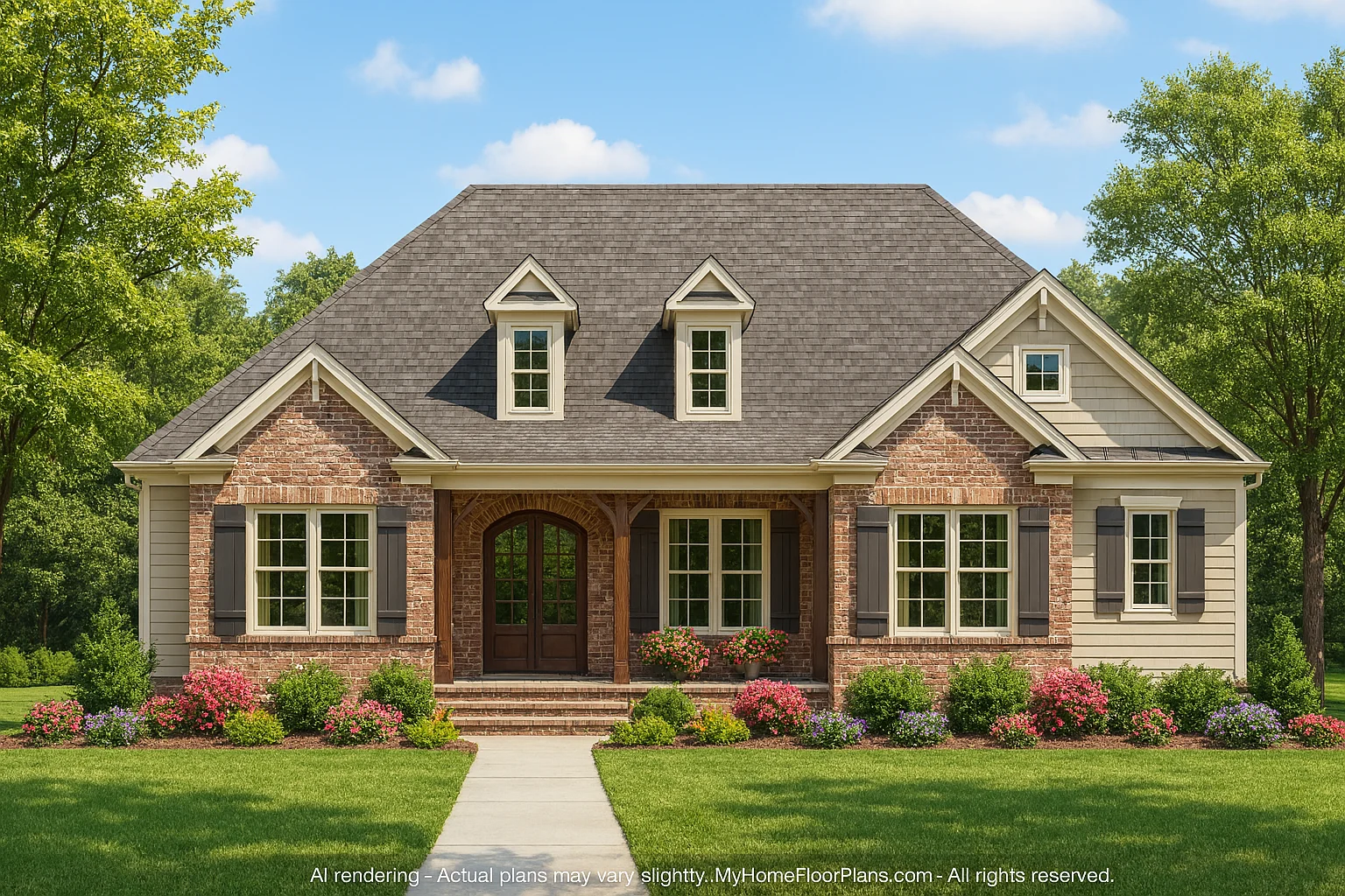 16-1440 HOUSE PLAN - Craftsman House Plan with Spacious Floor Designs & CAD Files 2 Craftsman Home Plan with Spacious Floor Designs & CAD Files
