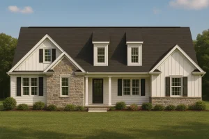 Modern Craftsman Home Plan with 2 Stories & Timeless Appeal