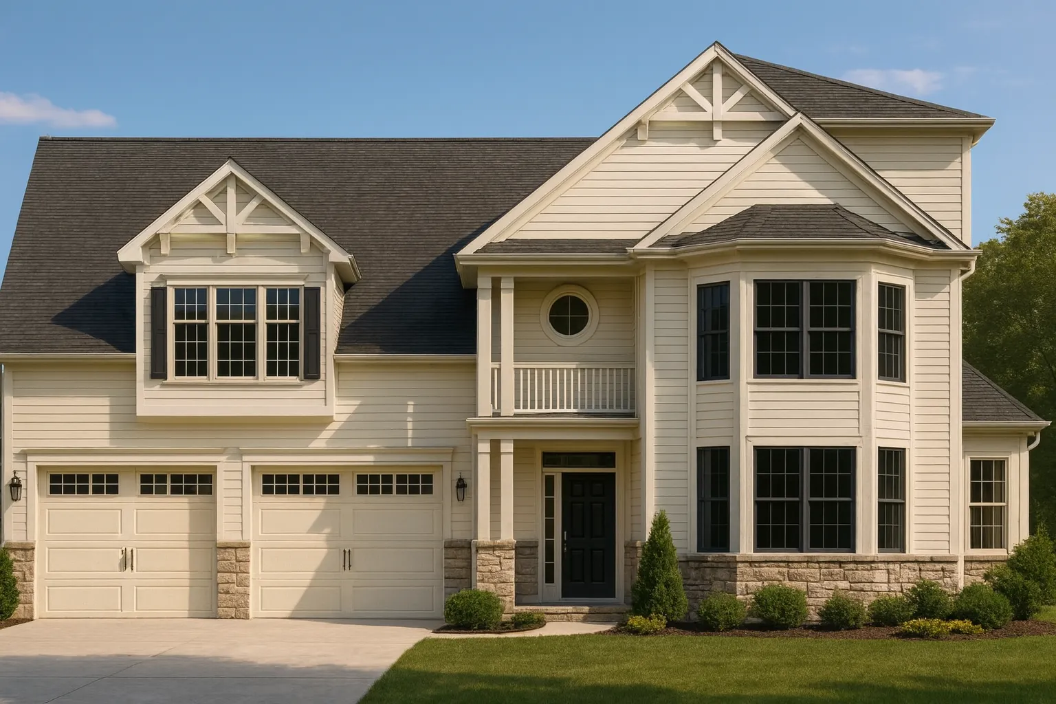 Charming 2-Story House Plan with Craftsman Style & CAD Designs