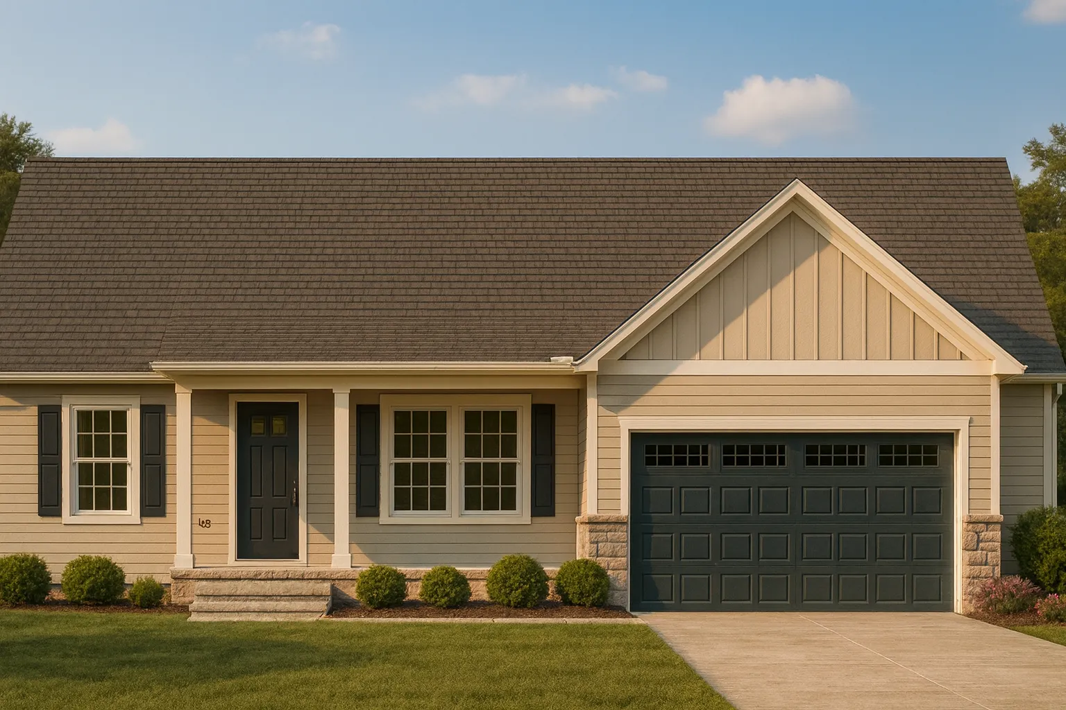 Modern Craftsman House Plan with 3 Bedrooms and Open Layout