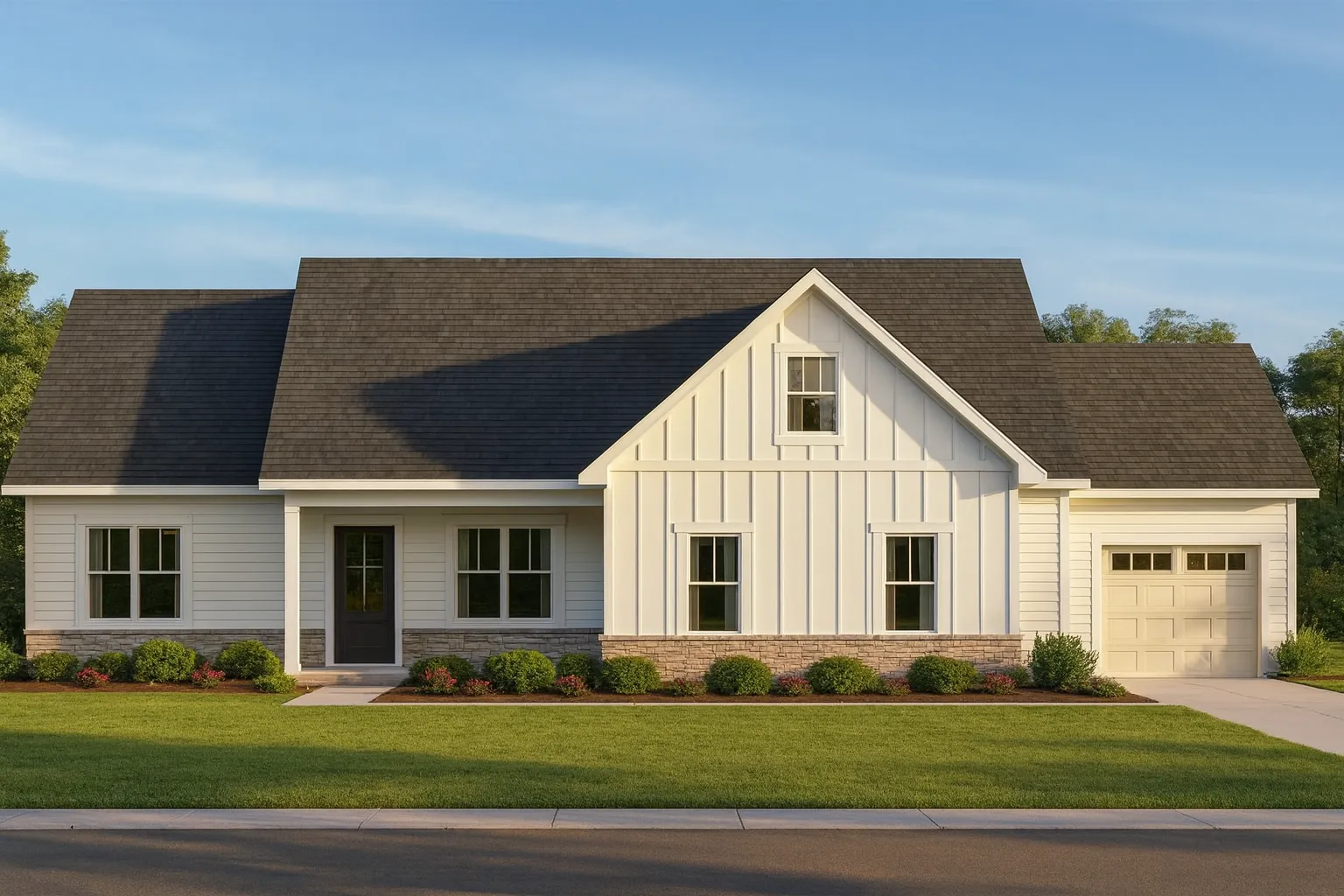 Elegant Home Plan with 2-Story CAD Blueprint & Modern Designs